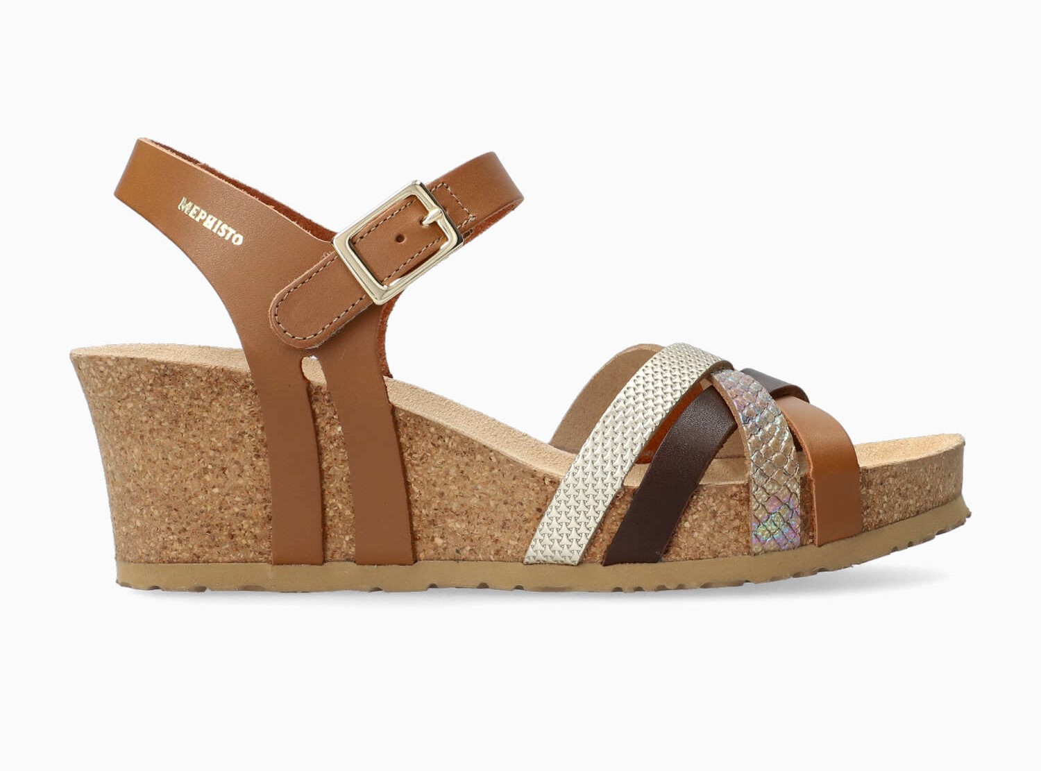 chaussure compensée camel